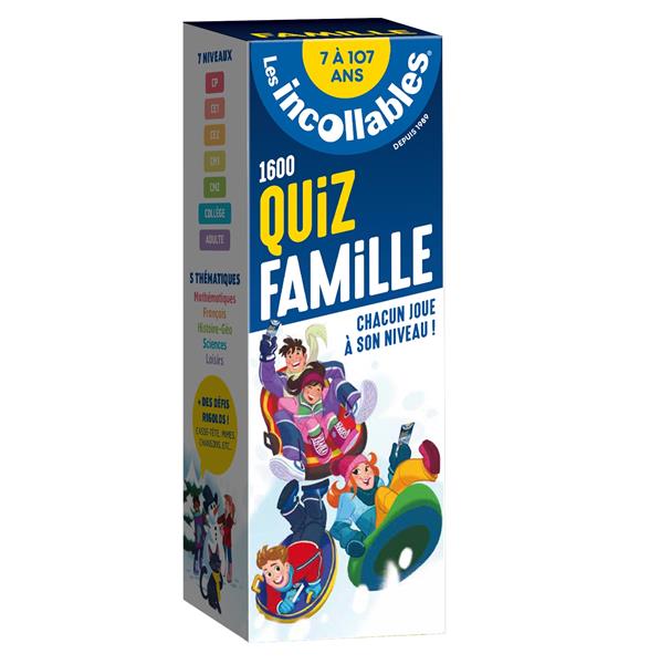 LES INCOLLABLES - QUIZ FAMILLE HIVER - REEDITION 2023