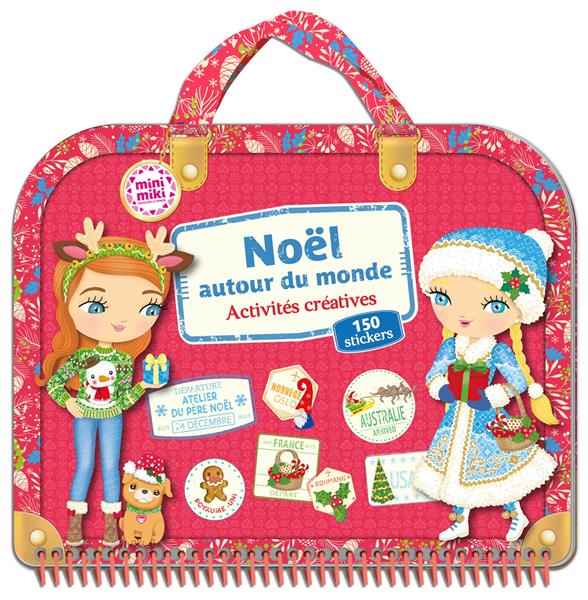 MINIMIKI - NOEL AUTOUR DU MONDE - ACTIVITES CREATIVES - 220 STICKERS