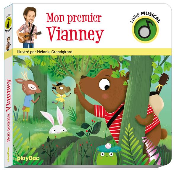LIVRE MUSICAL - MON PREMIER VIANNEY - LIVRE SONORE AVEC 5 PUCES - AUDIO