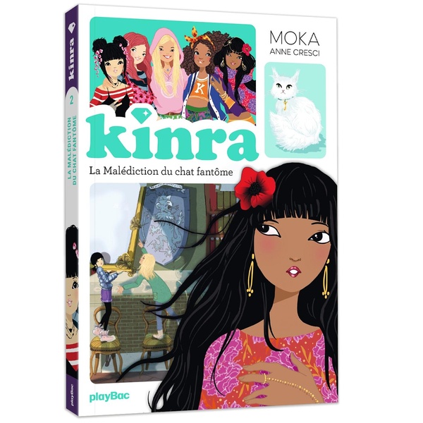 KINRA GIRLS - LE TRESOR DES KINRA - LA MALEDICTION DU CHAT FANTOME - TOME 2 NOUVELLE EDITION