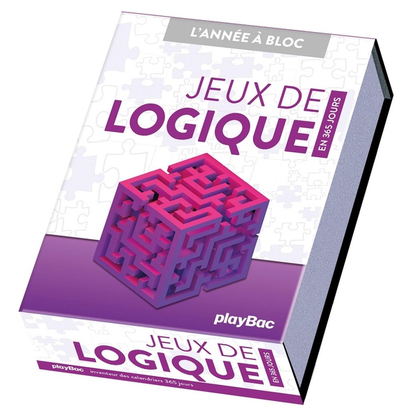 CALENDRIER JEUX DE LOGIQUE EN 365 JOURS - L'ANNEE A BLOC