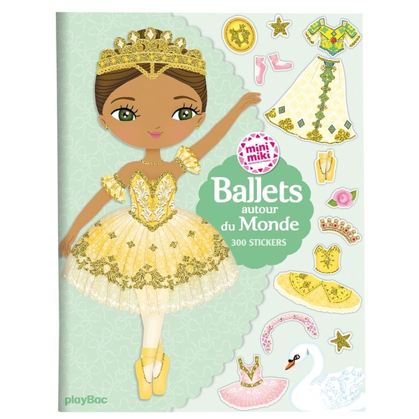 MINIMIKI - STICKERS - BALLETS AUTOUR DU MONDE - 300 STICKERS