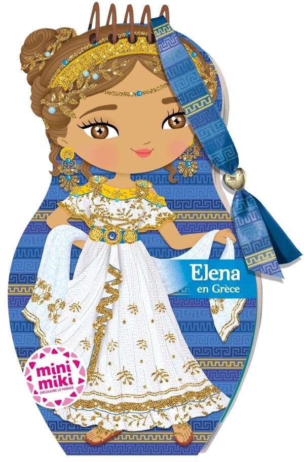 MINIMIKI - CARNET CREATIF - ELENA EN GRECE NOUVELLE EDITION 2025
