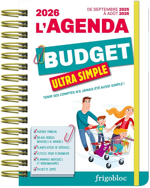 L'AGENDA 2026 ULTRA SIMPLE DU BUDGET ! (DE SEPT. 2025 A AOUT 2026)