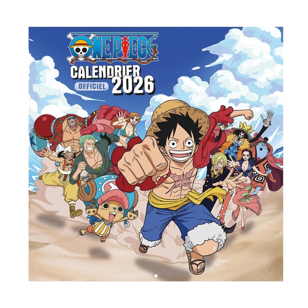 MON CALENDRIER OFFICIEL - ONE PIECE 2026 (DE SEPT. 2025 A DEC. 2026)