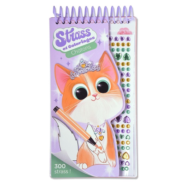 STRASS ET COLORIAGES CHATONS