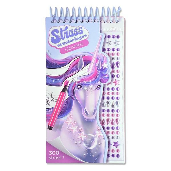 STRASS ET COLORIAGES LICORNES