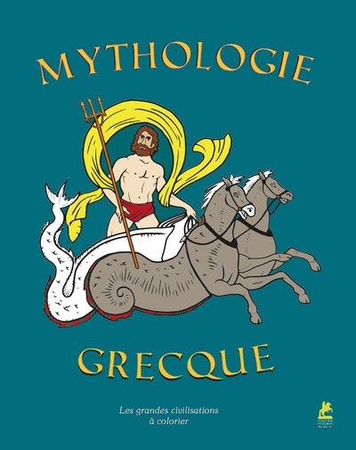 LA MYTHOLOGIE GRECQUE, 30 COLORIAGES ADAPTES D'OEUVRES D'ART