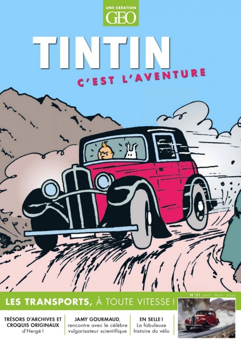 TINTIN 21 LES TRANSPORTS - A TOUTE VITESSE !