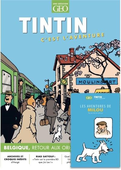 TINTIN C'EST L'AVENTURE N 24 - BELGIQUE - OFFRE JUMELEE