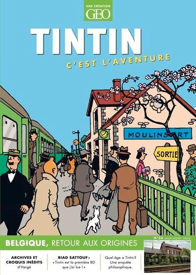 TINTIN C'EST L'AVENTURE N 24 - BELGIQUE