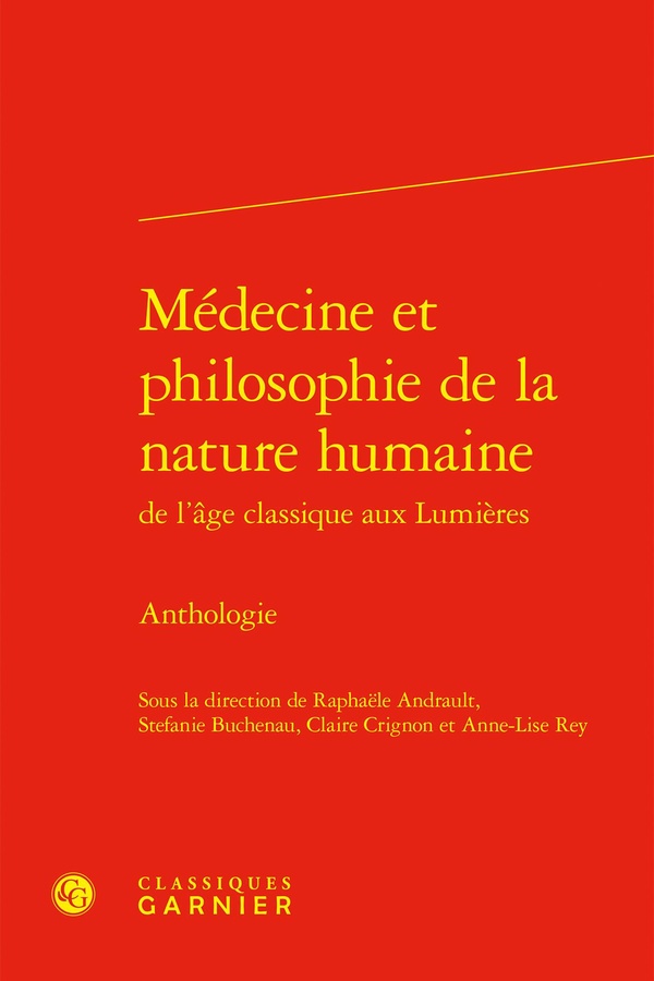 MEDECINE ET PHILOSOPHIE DE LA NATURE HUMAINE - ANTHOLOGIE