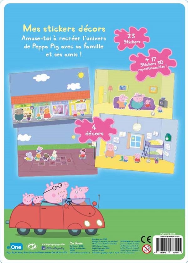 PEPPA PIG MES STICKERS DECORS