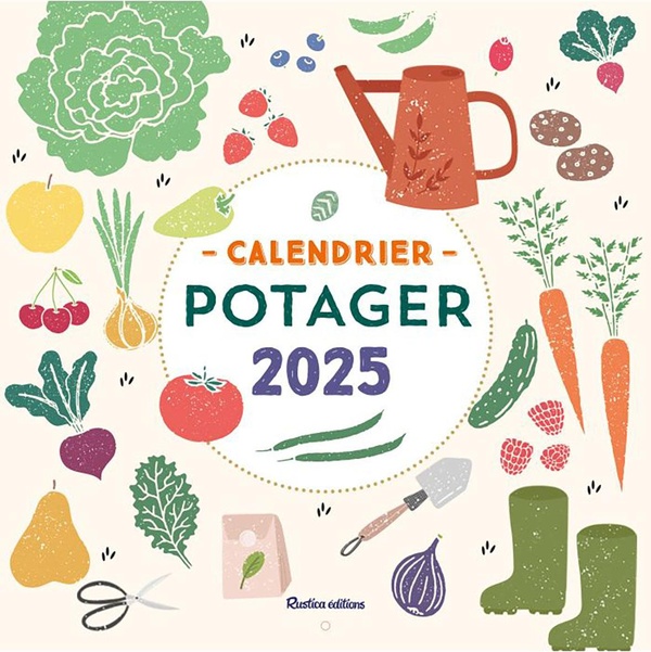 CALENDRIER MURAL POTAGER 2025