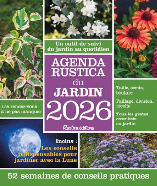 AGENDA RUSTICA DU JARDIN 2026
