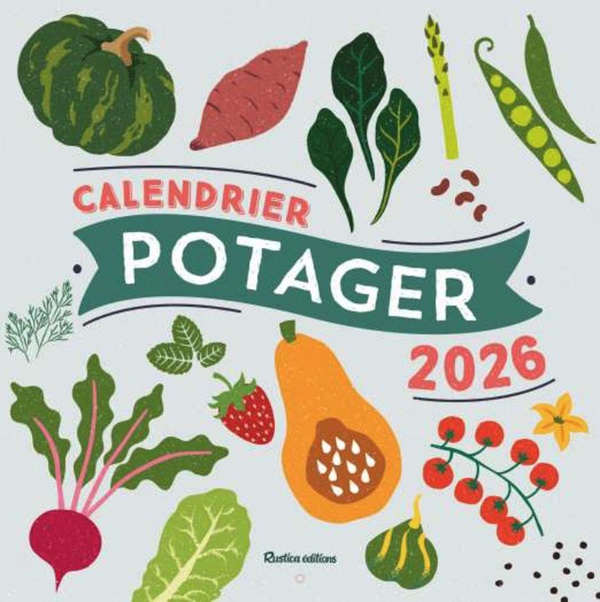CALENDRIER MURAL POTAGER 2026