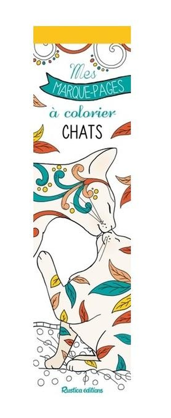 MES MARQUE-PAGES A COLORIER : CHATS