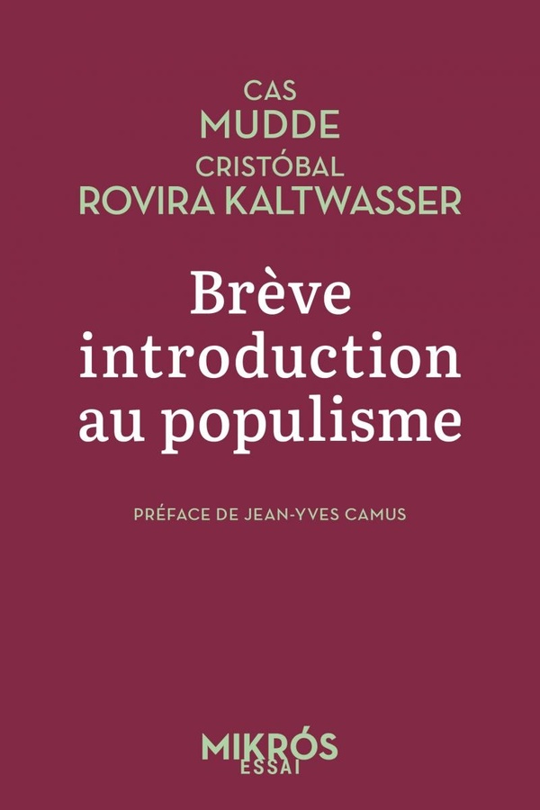 BREVE INTRODUCTION AU POPULISME