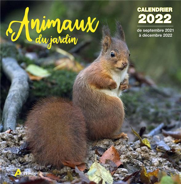 CALENDRIER ANIMAUX DU JARDIN 2022
