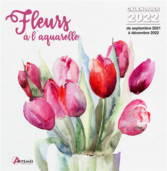 CALENDRIER FLEURS A L'AQUARELLE 2022