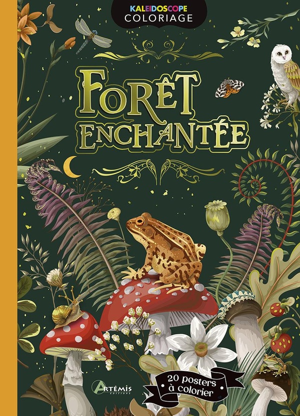 FORET ENCHANTEE - 20 POSTERS A COLORIER