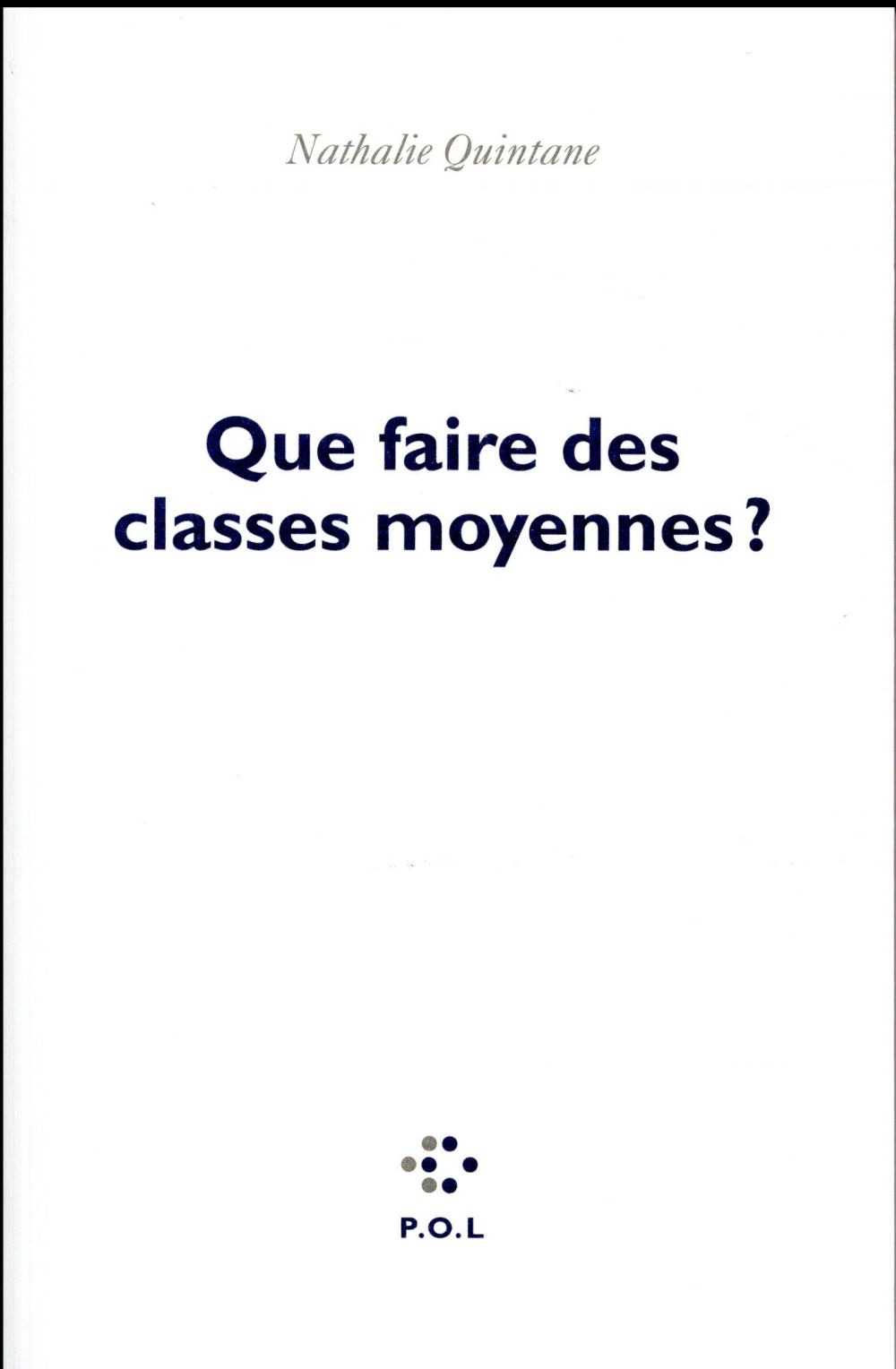 QUE FAIRE DES CLASSES MOYENNES ?