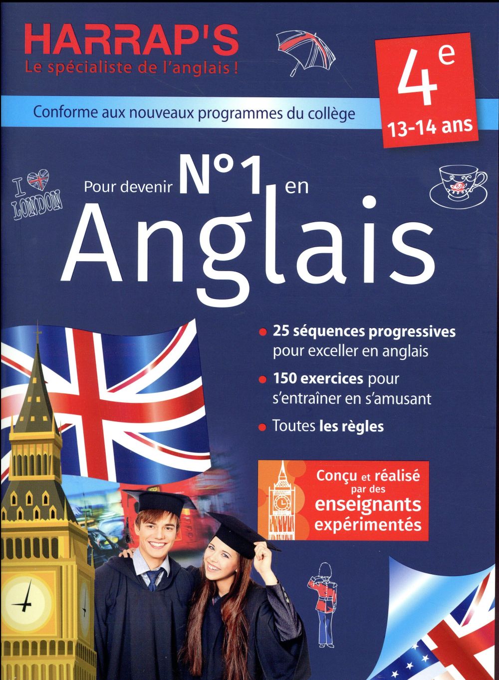 HARRAP S NUMERO 1 EN ANGLAIS 4E