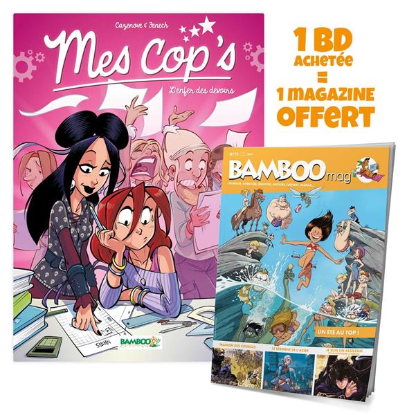 MES COP'S - TOME 07 + BAMBOO MAG OFFERT - L'ENFER DES DEVOIRS