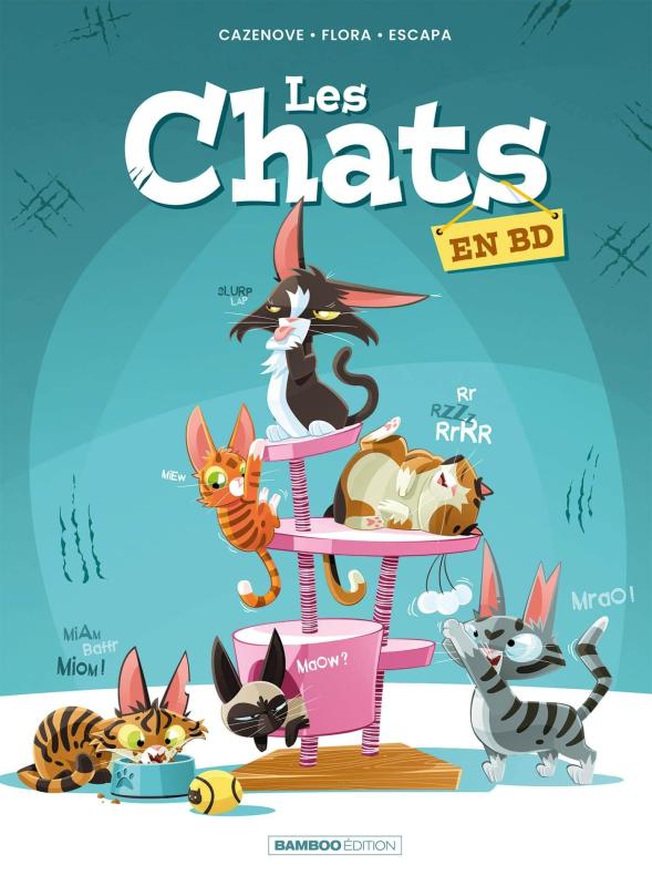 LES CHATS EN BD - TOME 01