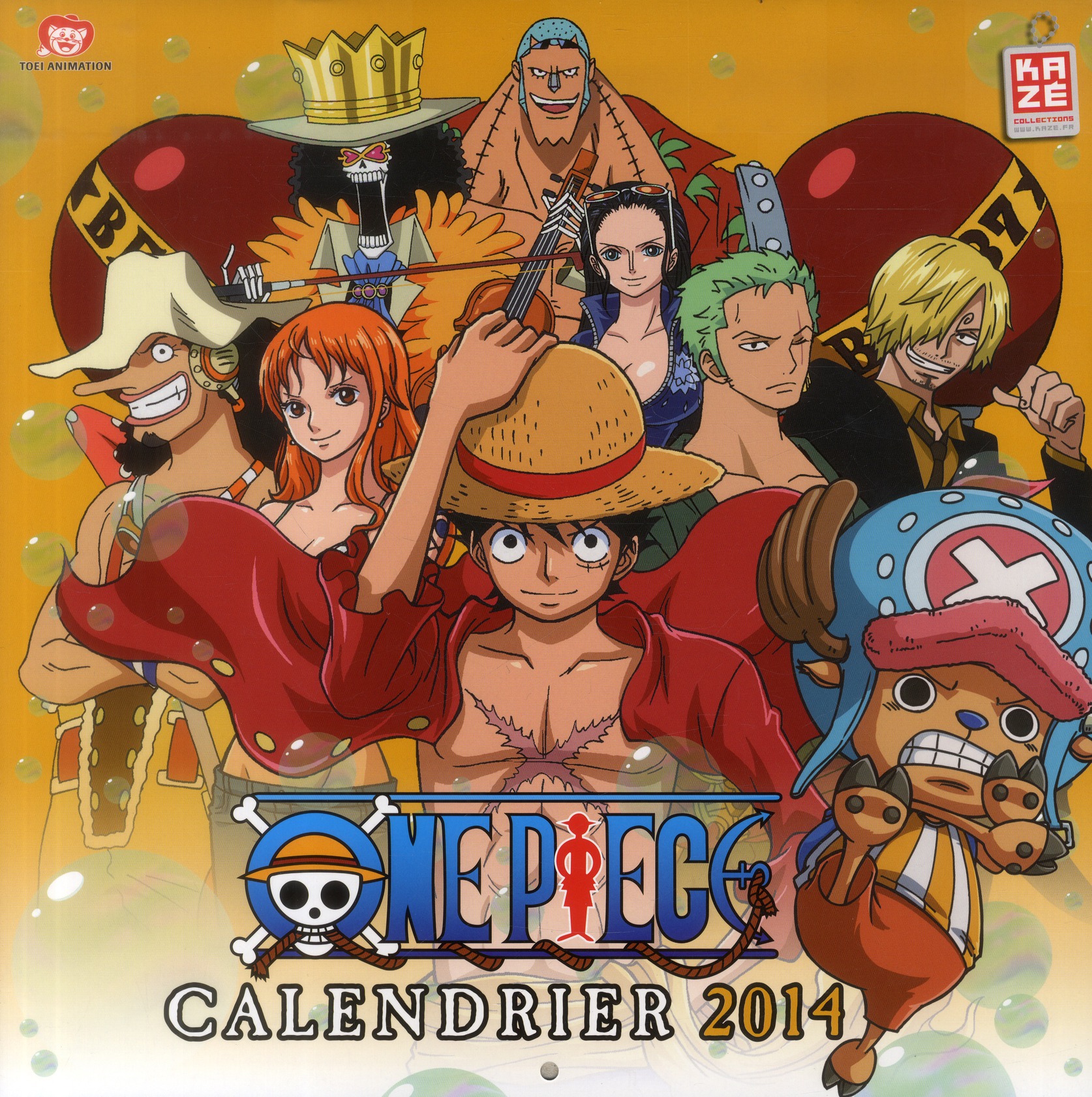 CALENDRIER 2014 ONE PIECE