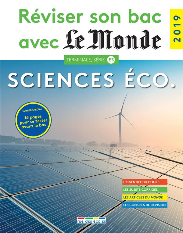 REVISER SON BAC AVEC LE MONDE - SCIENCES ECONOMIQUES 2019