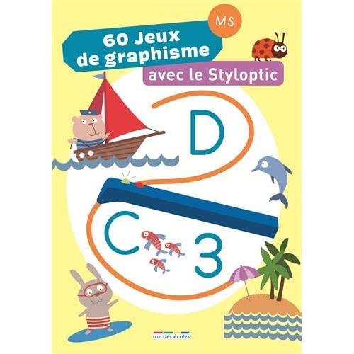 60 JEUX DE GRAPHISME AVEC LE STYLOPTIC 4 ANS +