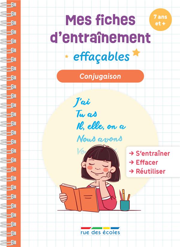 MES FICHES DENTRAINEMENT EFFACABLES - CONJUGAISON