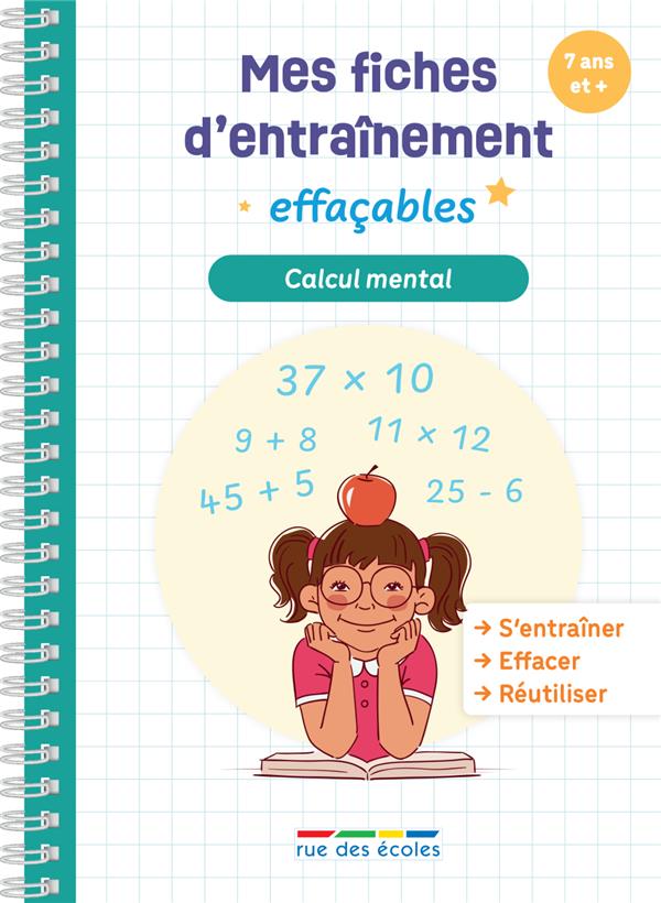 MES FICHES D ENTRAINEMENT EFFACABLES - CALCUL MENTAL