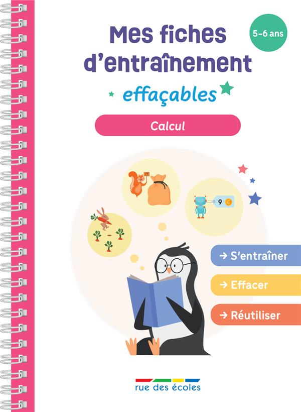 MES FICHES DENTRAINEMENT EFFACABLES - CALCUL