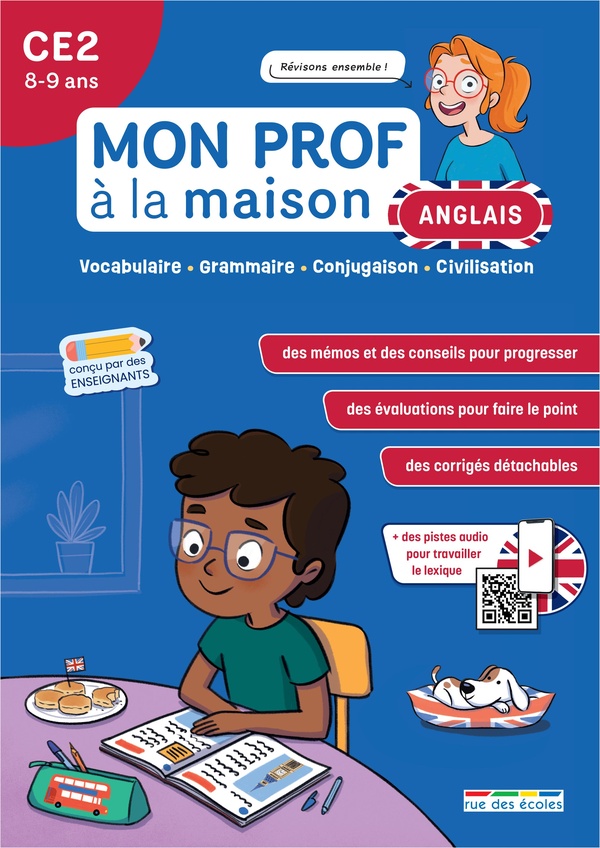 MON PROF A LA MAISON - ANGLAIS CE2 - VOCABULAIRE - GRAMMAIRE - CONJUGAISON - CIVILISATION