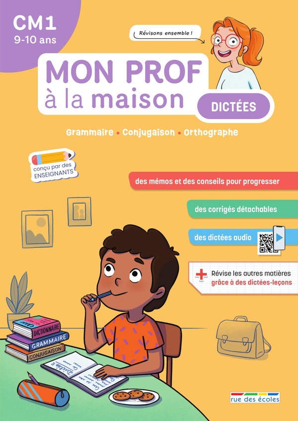 MON PROF A LA MAISON - DICTEES CM1 - GRAMMAIRE - CONJUGAISON - ORTHOGRAPHE
