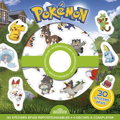 POKEMON - POCHETTE DE STICKERS REPOSITIONNABLES - CHERCHE-ET-TROUVE ET JEUX !