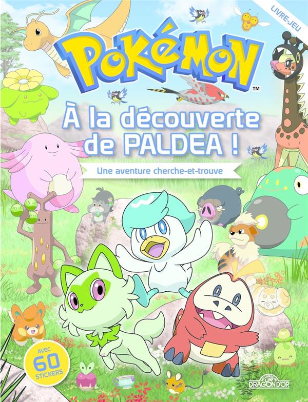 POKEMON - LIVRE-JEU - CHERCHE-ET-TROUVE - A LA DECOUVERTE DE PALDEA