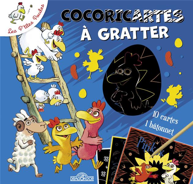 LES P'TITES POULES - COCORICARTES A GRATTER