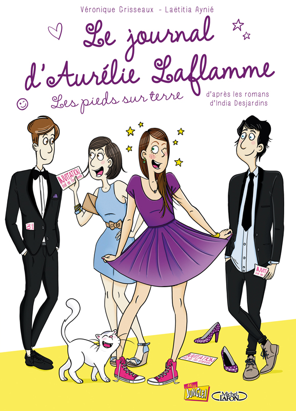 LE JOURNAL D'AURELIE LAFLAMME - TOME 5 LES PIEDS SUR TERRE - VOL05