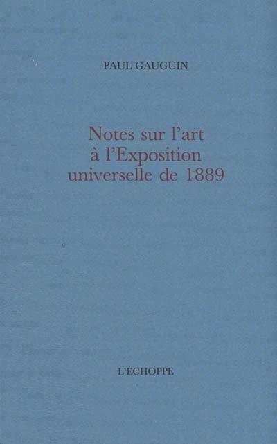 GAUGUIN EXPO 1889