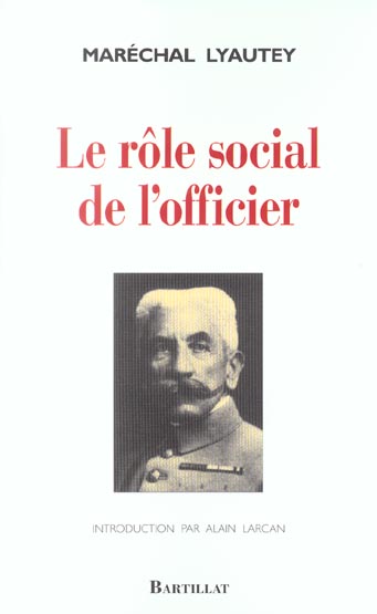 LE ROLE SOCIAL DE L'OFFICIER