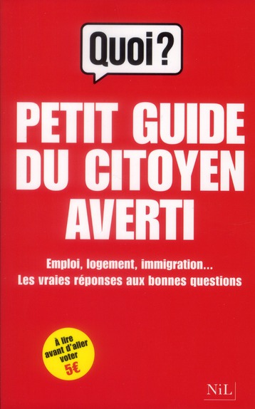 PETIT GUIDE DU CITOYEN AVERTI