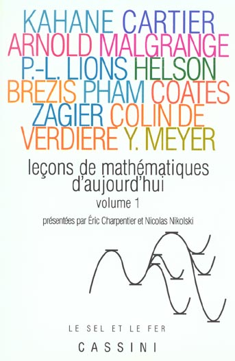 LECONS DE MATHEMATIQUES D'AUJOURD'HUI, VOL1, 2E ED