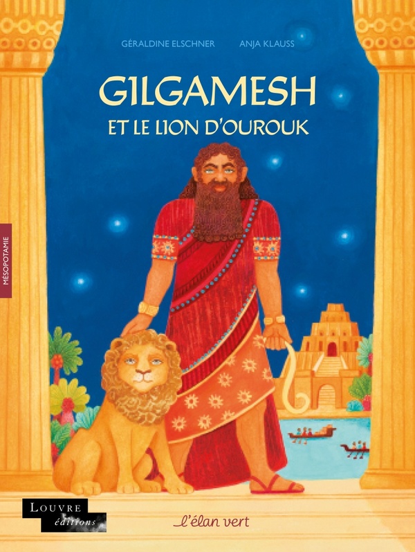 GILGAMESH ET LE LION D'OUROUK - MESOPOTAMIE