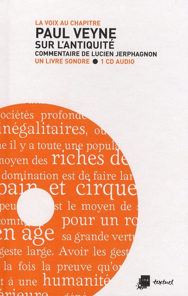 PAUL VEYNE SUR L'ANTIQUITE (+CD)