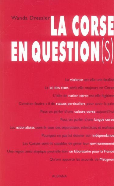 LA CORSE EN QUESTION(S)