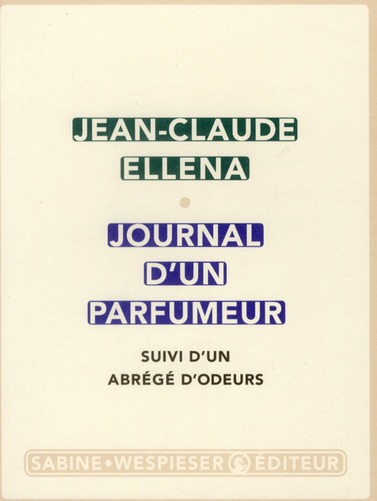 JOURNAL D'UN PARFUMEUR