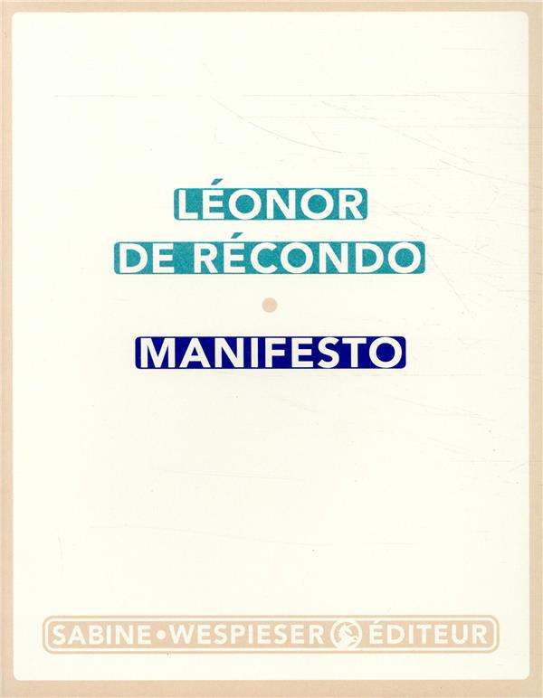 MANIFESTO